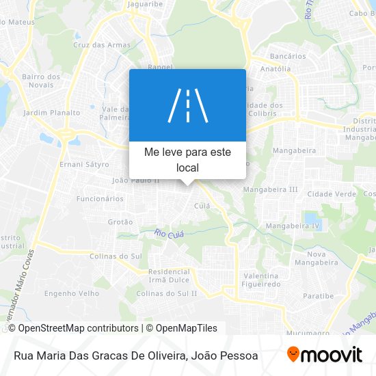 Rua Maria Das Gracas De Oliveira mapa