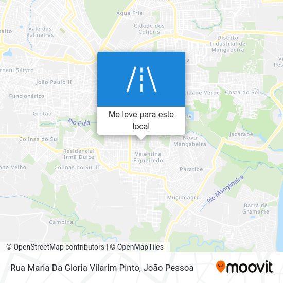 Rua Maria Da Gloria Vilarim Pinto mapa