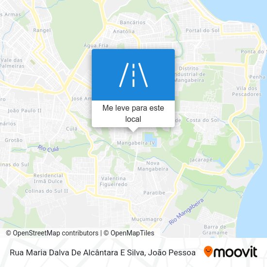 Rua Maria Dalva De Alcântara E Silva mapa