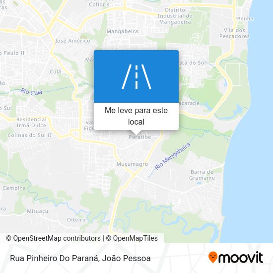 Rua Pinheiro Do Paraná mapa