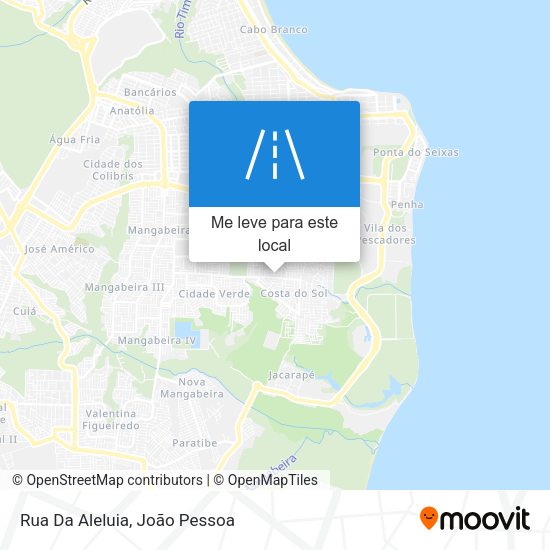 Rua Da Aleluia mapa