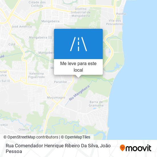Rua Comendador Henrique Ribeiro Da Silva mapa