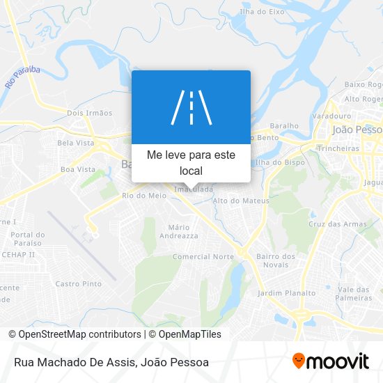 Rua Machado De Assis mapa