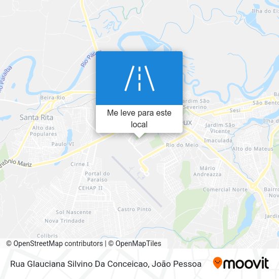 Rua Glauciana Silvino Da Conceicao mapa