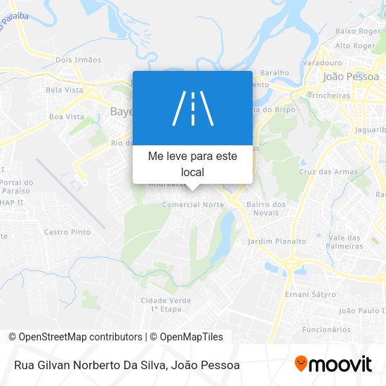 Rua Gilvan Norberto Da Silva mapa