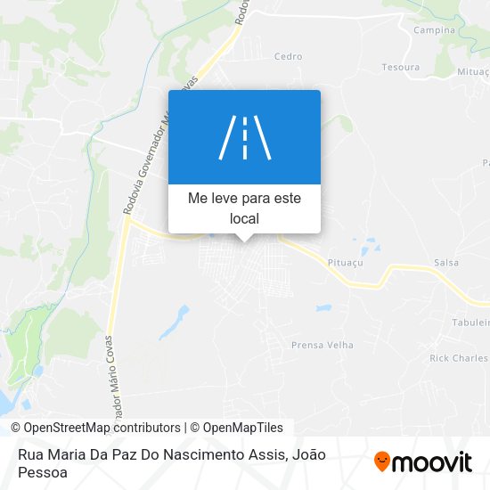 Rua Maria Da Paz Do Nascimento Assis mapa