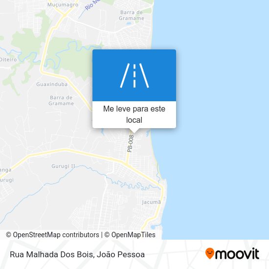 Rua Malhada Dos Bois mapa