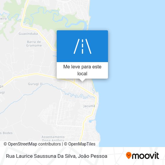 Rua Laurice Saussuna Da Silva mapa