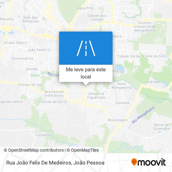 Rua João Felix De Medeiros mapa