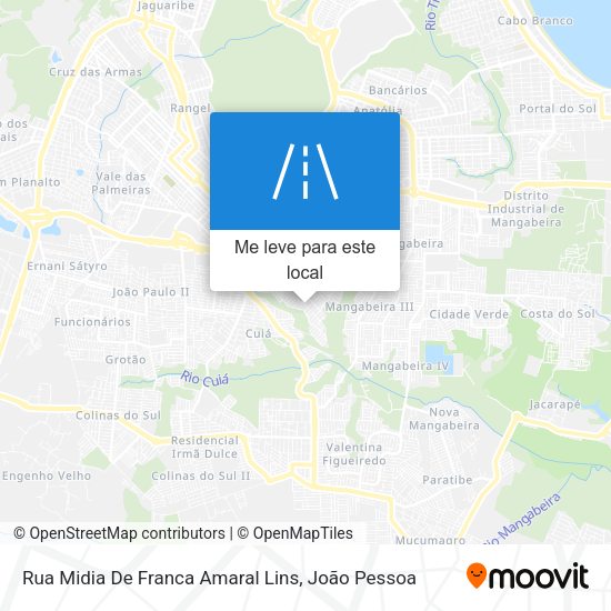 Rua Midia De Franca Amaral Lins mapa