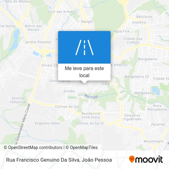Rua Francisco Genuino Da Silva mapa