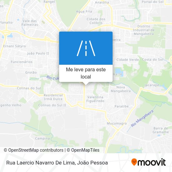 Rua Laercio Navarro De Lima mapa