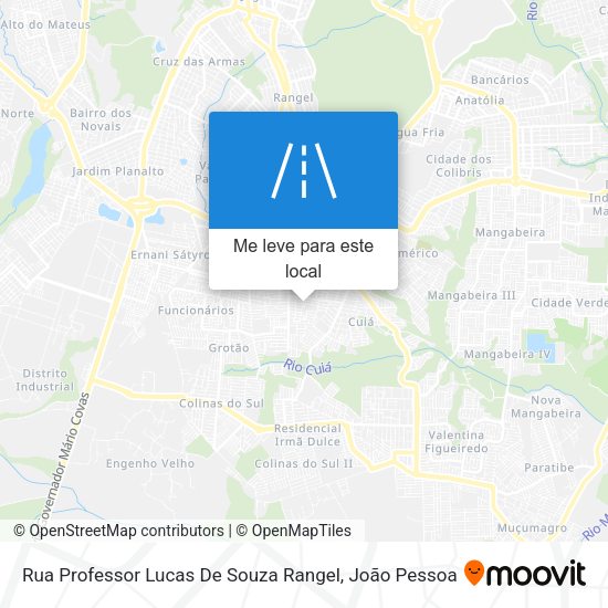 Rua Professor Lucas De Souza Rangel mapa