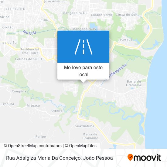 Rua Adalgiza Maria Da Conceiço mapa