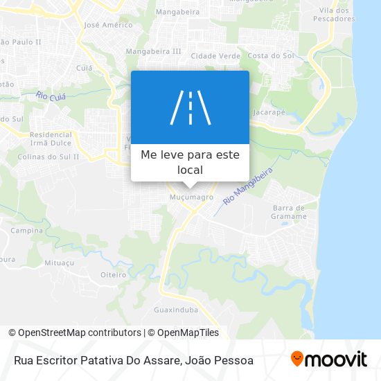 Rua Escritor Patativa Do Assare mapa