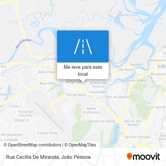 Rua Cecilia De Miranda mapa