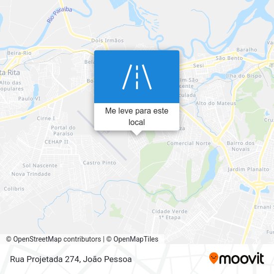 Rua Projetada 274 mapa