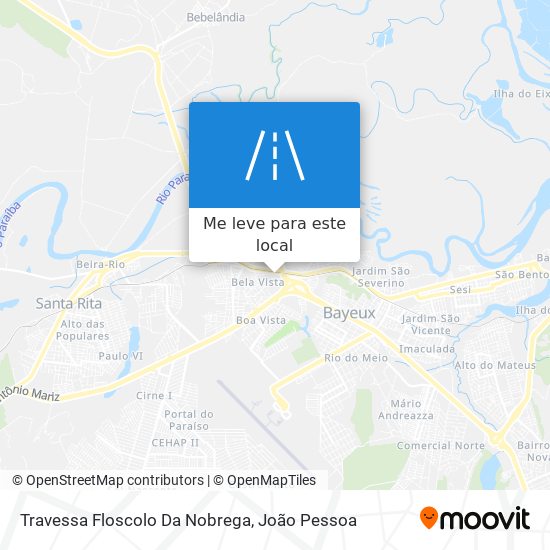 Travessa Floscolo Da Nobrega mapa