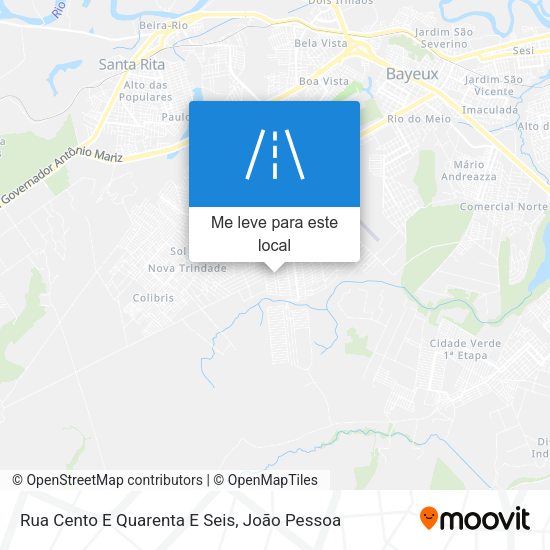 Rua Cento E Quarenta E Seis mapa