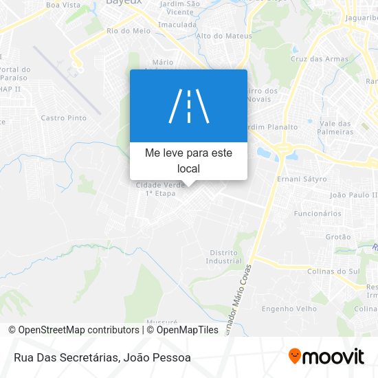 Rua Das Secretárias mapa