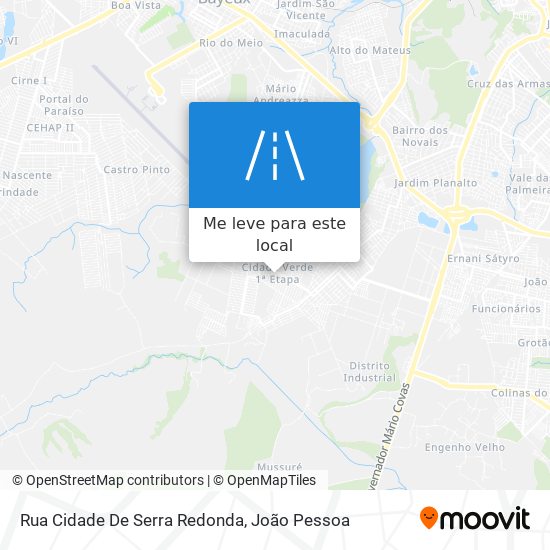 Rua Cidade De Serra Redonda mapa