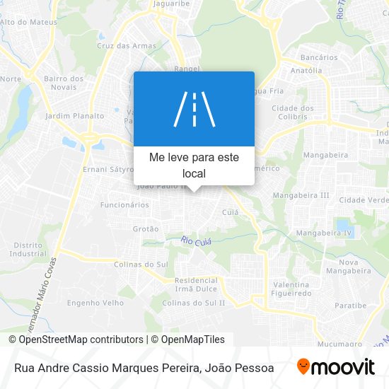 Rua Andre Cassio Marques Pereira mapa