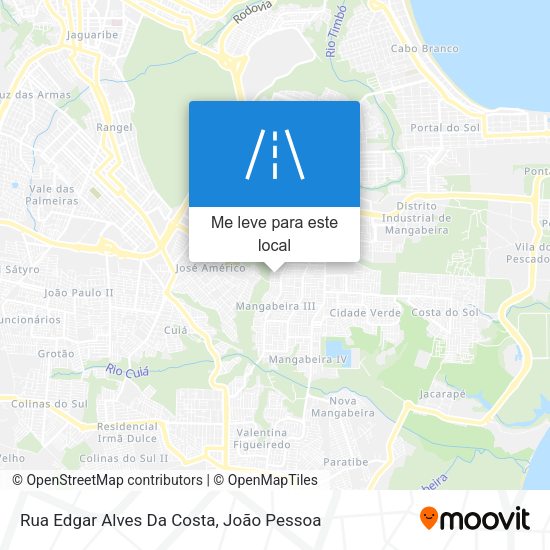 Rua Edgar Alves Da Costa mapa