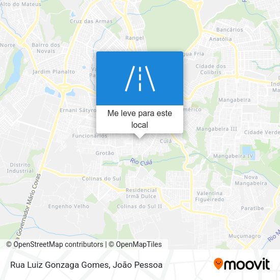 Rua Luiz Gonzaga Gomes mapa