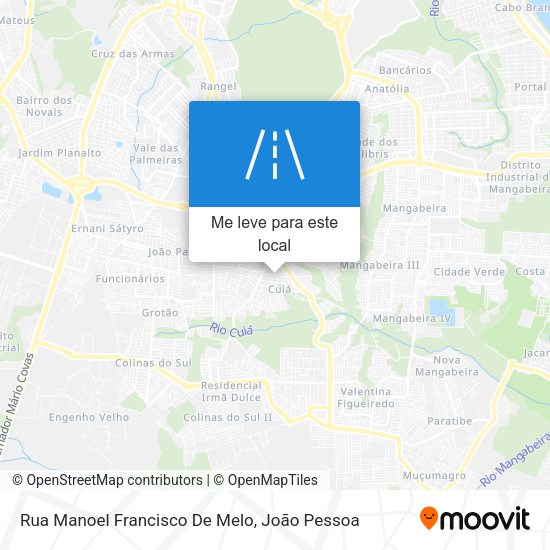Rua Manoel Francisco De Melo mapa