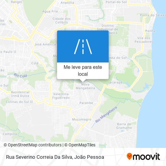 Rua Severino Correia Da Silva mapa