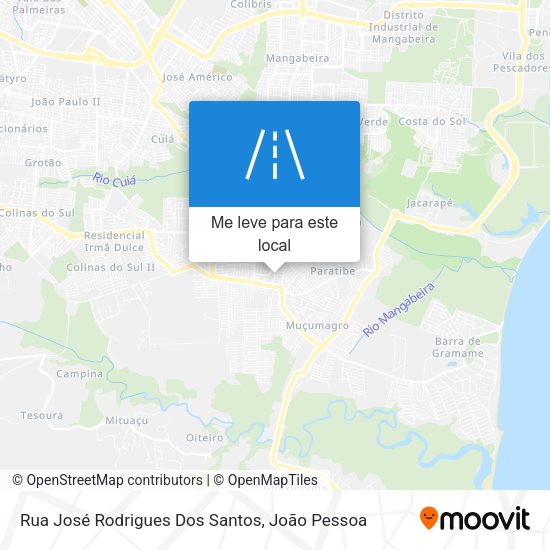 Rua José Rodrigues Dos Santos mapa