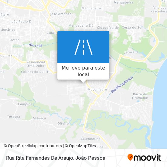 Rua Rita Fernandes De Araujo mapa