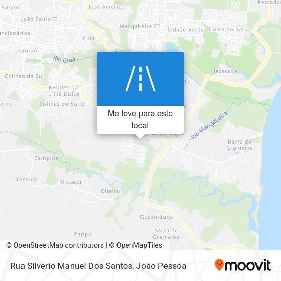 Rua Silverio Manuel Dos Santos mapa