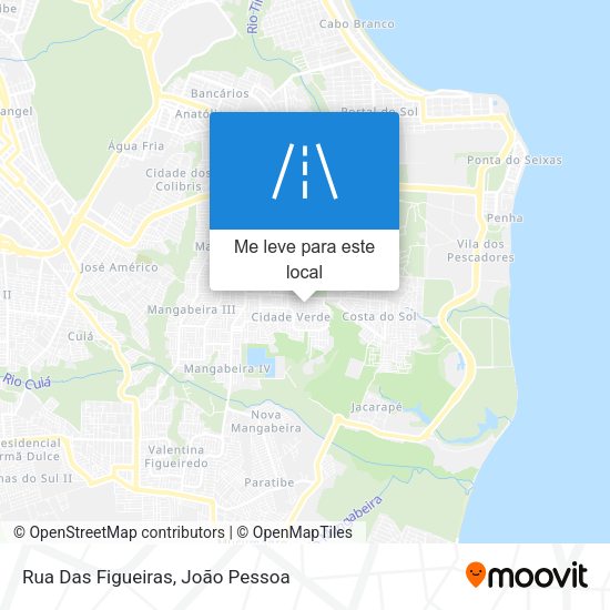 Rua Das Figueiras mapa