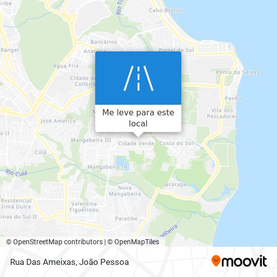 Rua Das Ameixas mapa