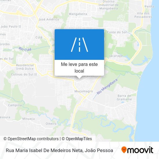 Rua Maria Isabel De Medeiros Neta mapa