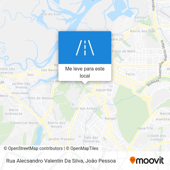 Rua Alecsandro Valentin Da Silva mapa