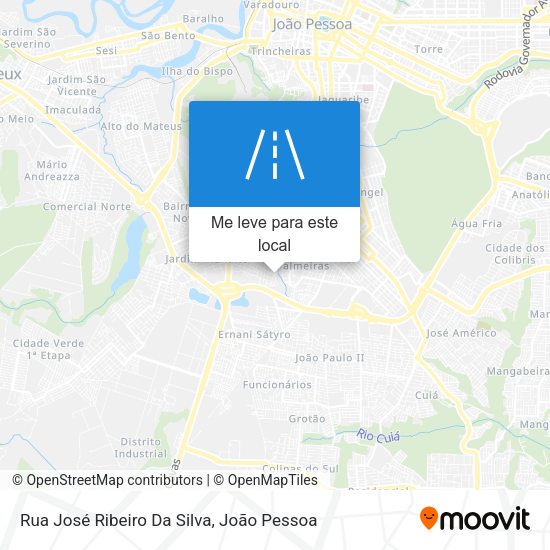 Rua José Ribeiro Da Silva mapa
