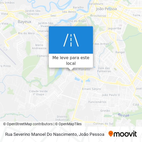 Rua Severino Manoel Do Nascimento mapa