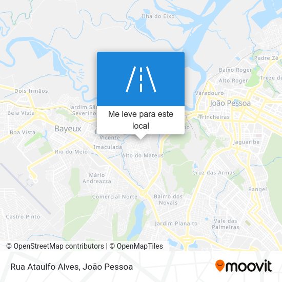 Rua Ataulfo Alves mapa