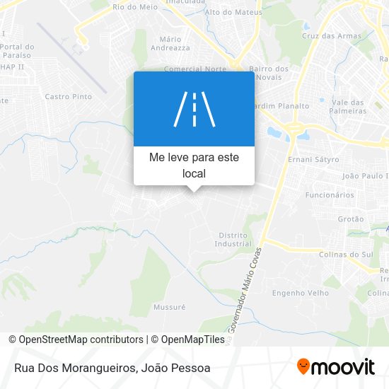 Rua Dos Morangueiros mapa