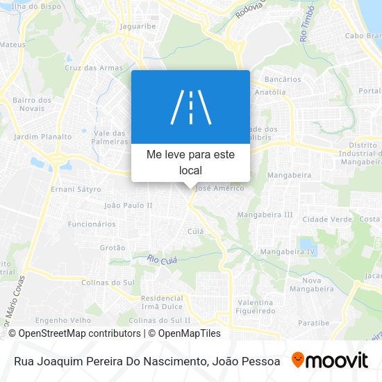 Rua Joaquim Pereira Do Nascimento mapa