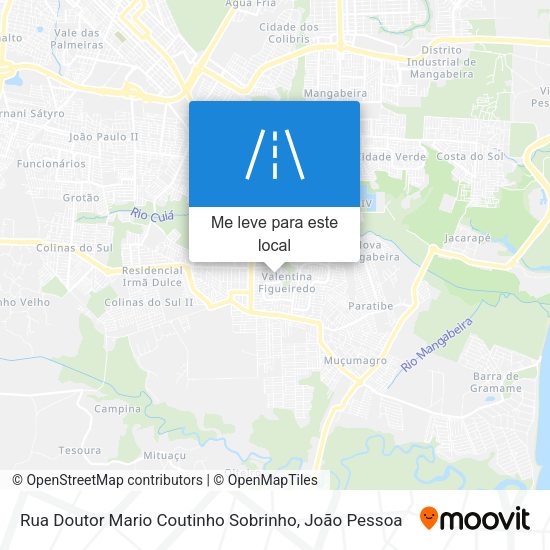 Rua Doutor Mario Coutinho Sobrinho mapa