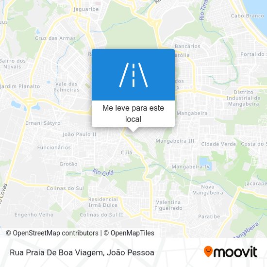 Rua Praia De Boa Viagem mapa