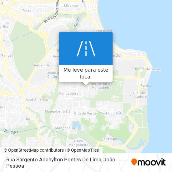 Rua Sargento Adahylton Pontes De Lima mapa