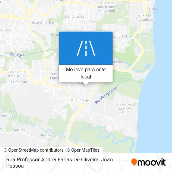 Rua Professor Andrei Farias De Oliveira mapa