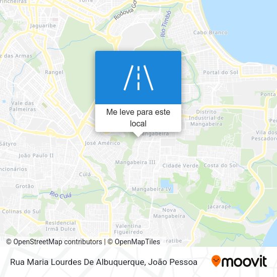 Rua Maria Lourdes De Albuquerque mapa