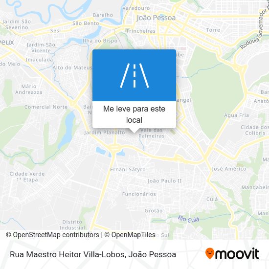 Rua Maestro Heitor Villa-Lobos mapa