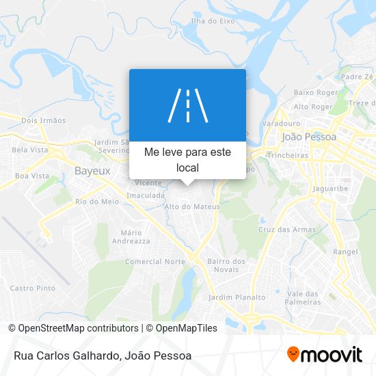 Rua Carlos Galhardo mapa