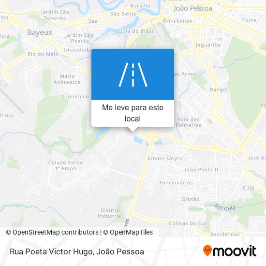 Rua Poeta Victor Hugo mapa